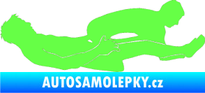 Samolepka Sexy siluety 029 Fluorescentní zelená