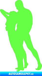 Samolepka Sexy siluety 035 Fluorescentní zelená