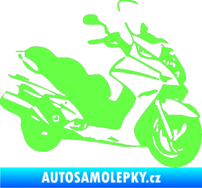 Samolepka Skůtr pravá Fluorescentní zelená