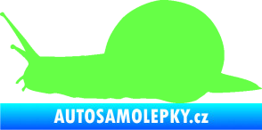 Samolepka Šnek 001 levá Fluorescentní zelená
