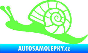 Samolepka Šnek 004 levá Fluorescentní zelená