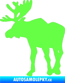 Samolepka Sob 001 levá Fluorescentní zelená