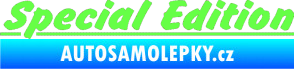 Samolepka Special edition 002 Fluorescentní zelená