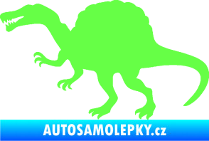 Samolepka Spinosaurus 001 levá Fluorescentní zelená