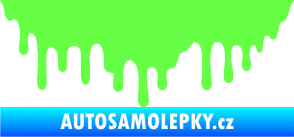 Samolepka Stékající skvrna 007 levá Fluorescentní zelená