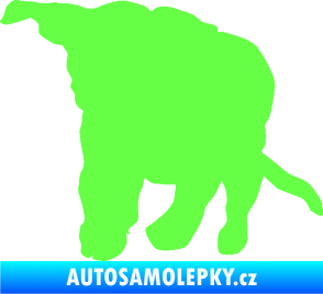Samolepka Štěňátko 003 levá Fluorescentní zelená