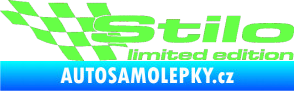 Samolepka Stilo limited edition levá Fluorescentní zelená