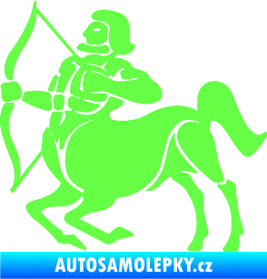 Samolepka Střelec 004 levá Fluorescentní zelená