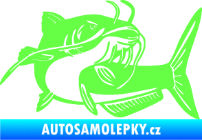 Samolepka Sumec 001 pravá Fluorescentní zelená