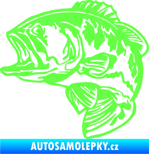 Samolepka Sumec 007 levá Fluorescentní zelená