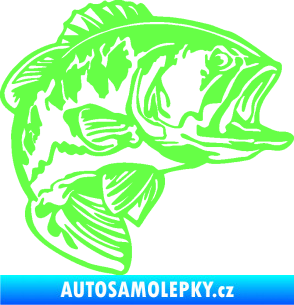 Samolepka Sumec 007 pravá Fluorescentní zelená