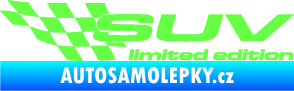 Samolepka SUV limited edition levá Fluorescentní zelená
