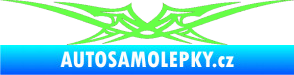 Samolepka Tetování 016 Fluorescentní zelená
