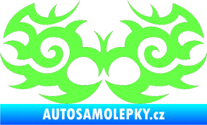 Samolepka Tetování 056 Fluorescentní zelená