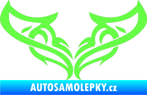 Samolepka Tetování 063 Fluorescentní zelená