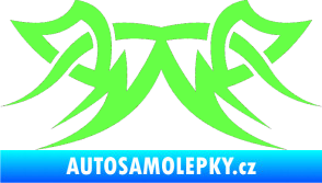 Samolepka Tetování 064 Fluorescentní zelená