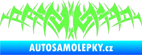Samolepka Tetování 075 Fluorescentní zelená