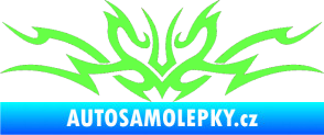 Samolepka Tetování 102 Fluorescentní zelená