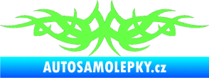 Samolepka Tetování 108 Fluorescentní zelená
