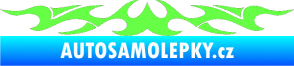 Samolepka Tetování 131 Fluorescentní zelená