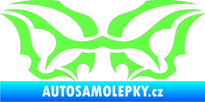 Samolepka Tetování 138 Fluorescentní zelená