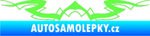 Samolepka Tetování 145 Fluorescentní zelená