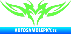 Samolepka Tetování 150 Fluorescentní zelená
