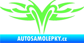 Samolepka Tetování 151 Fluorescentní zelená