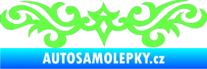 Samolepka Tetování 180 Fluorescentní zelená
