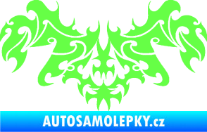 Samolepka Tetování 193 Fluorescentní zelená