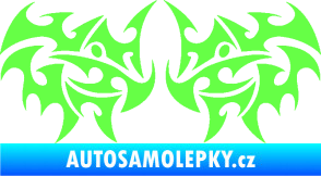 Samolepka Tetování 203 Fluorescentní zelená