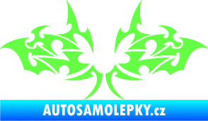 Samolepka Tetování 206 Fluorescentní zelená