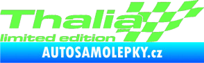 Samolepka Thalia limited edition pravá Fluorescentní zelená