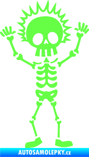 Samolepka The Bone Family Kluk Fluorescentní zelená