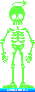 Samolepka The Bone Family Táta Fluorescentní zelená