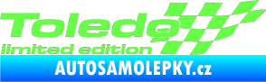 Samolepka Toledo limited edition pravá Fluorescentní zelená