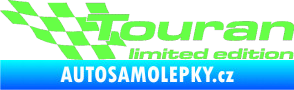 Samolepka Touran limited edition levá Fluorescentní zelená
