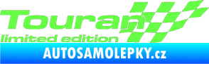 Samolepka Touran limited edition pravá Fluorescentní zelená