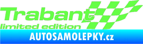 Samolepka Trabant limited edition pravá Fluorescentní zelená