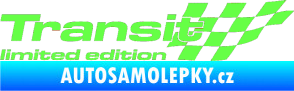 Samolepka Transit limited edition pravá Fluorescentní zelená