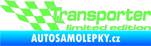 Samolepka Transporter limited edition levá Fluorescentní zelená