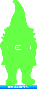 Samolepka Trpaslík 001 levá Fluorescentní zelená