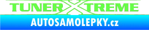 Samolepka Tuner extreme obrys Fluorescentní zelená