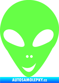 Samolepka UFO 004 levá Fluorescentní zelená