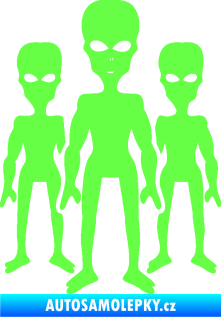 Samolepka Ufoni Fluorescentní zelená