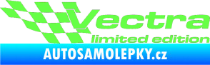 Samolepka Vectra limited edition levá Fluorescentní zelená