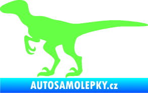 Samolepka Velociraptor 001 levá Fluorescentní zelená