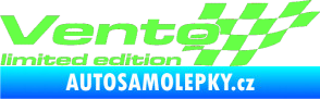 Samolepka Vento limited edition pravá Fluorescentní zelená