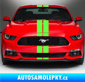 Samolepka Viper pruhy 10 cm (dva stejně široké) Fluorescentní zelená