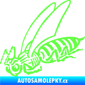 Samolepka Vosa 004 levá Fluorescentní zelená